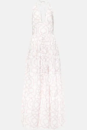 ALEXANDRA MIRO Celeste printed cotton maxi dress