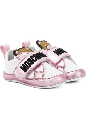 Moschino Baby leather sneakers