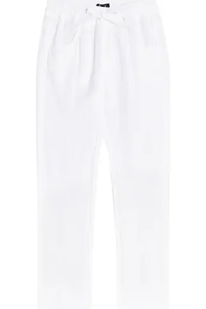 Il gufo Linen slim pants