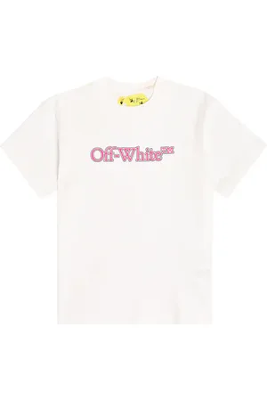 OFF-WHITE Logo cotton jersey T-shirt