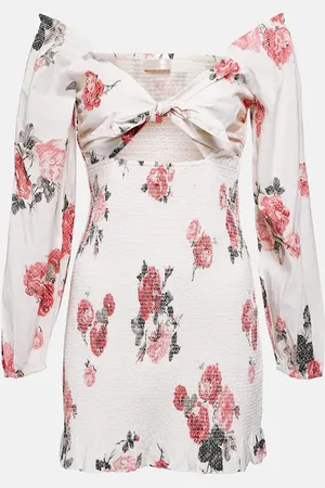 LOVESHACKFANCY Kyndra floral cotton minidress