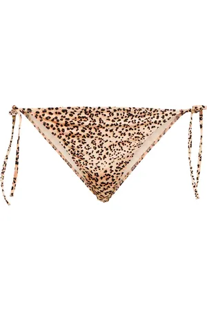 ULLA JOHNSON Maria leopard-print bikini bottoms