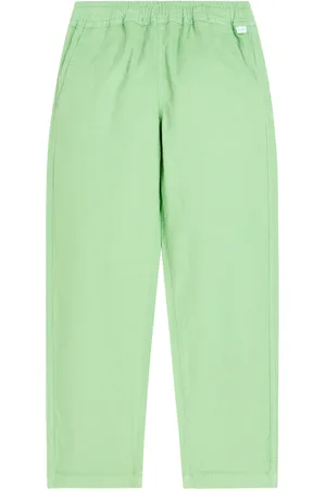 Il gufo Cotton and linen-blend straight pants