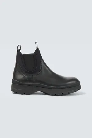 Prada Leather Chelsea boots