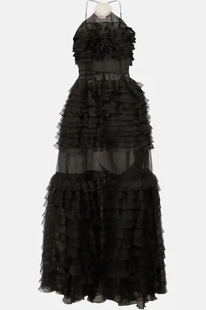 Staud Florian tiered ruffled organza gown