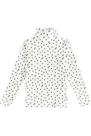 BONPOINT Beryl polka-dot cotton jersey top