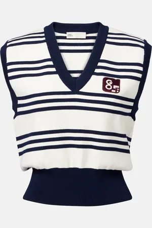 Tory Burch Striped sweater vest