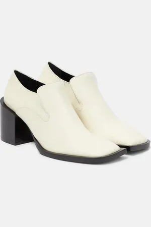 Jil Sander Leather loafer pumps
