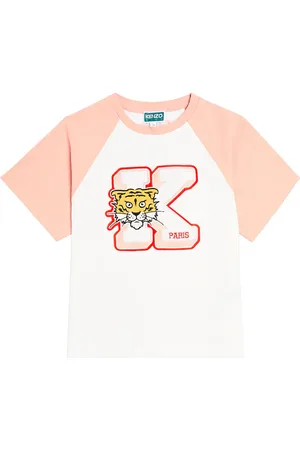 Kenzo Embroidered cotton jersey T-shirt