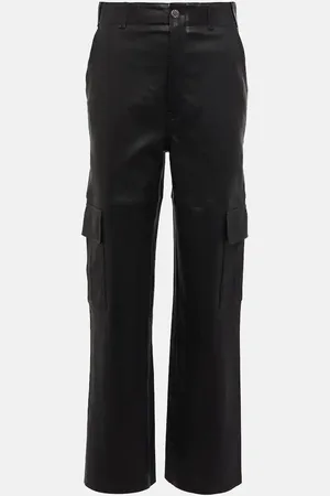Stouls Axel leather cargo pants