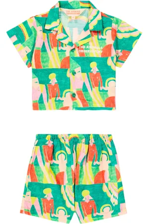 The Animals Observatory Baby Magpie shirt and shorts set