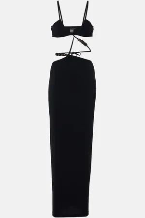 CHRISTOPHER ESBER Beaded cutout jersey maxi dress