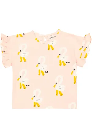 Bobo Choses Baby ruffle-trimmed cotton T-shirt