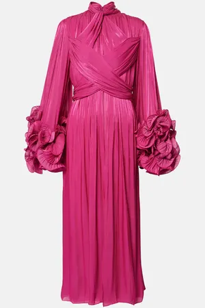 Costarellos Ruffled midi dress