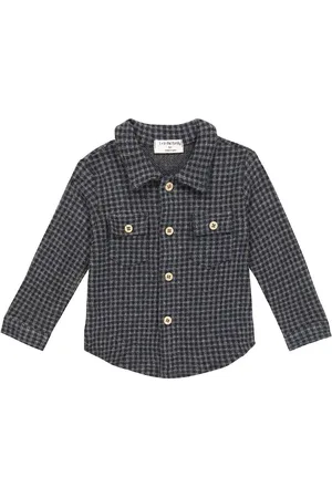 1+ IN THE FAMILY Baby Sebas cotton-blend shirt