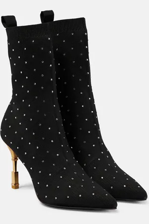 Balmain Moneta embellished ankle boots