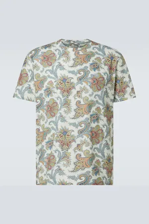 Etro Paisley cotton jersey T-shirt