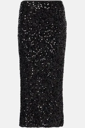 ROTATE Sequined midi skirt