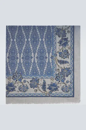 Etro Paisley silk scarf