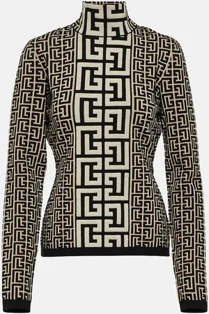 Balmain Monogram wool-blend sweater