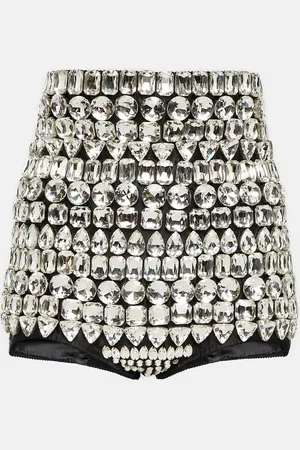 Dolce & Gabbana X Kim embellished micro shorts