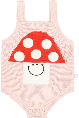 Stella McCartney Baby cotton and wool romper