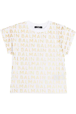 Balmain Logo cotton jersey T-shirt