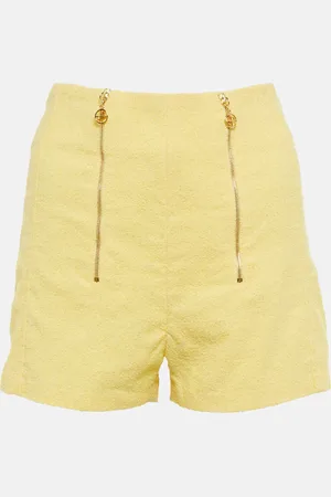 Patou High-rise tweed shorts