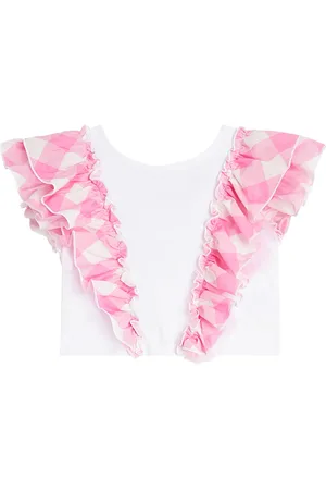 MONNALISA X BarbieÂ® cotton-blend jersey top