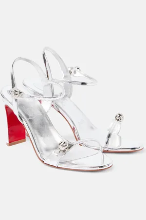 Christian Louboutin Atmospheria mirrored leather sandals