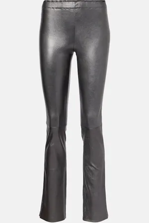 Stouls JP Long leather flared pants