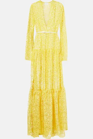 Giambattista Valli Tiered Guipure lace gown