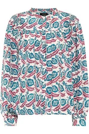 Isabel Marant Ritonea printed silk blouse