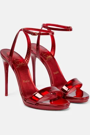 Christian Louboutin Loubi Queen 120 leather sandals
