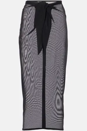 Karla Colletto Mesh beach cover-up