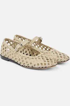 Le Monde Beryl Woven leather ballet flats