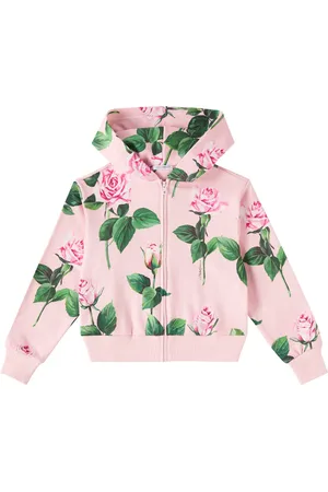 Dolce & Gabbana Floral cotton jersey hoodie