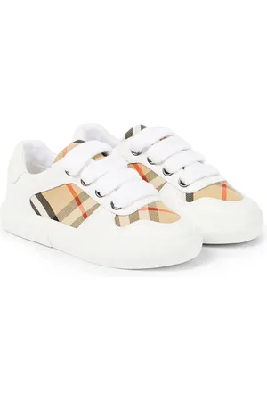 Burberry Burberry Check leather sneakers