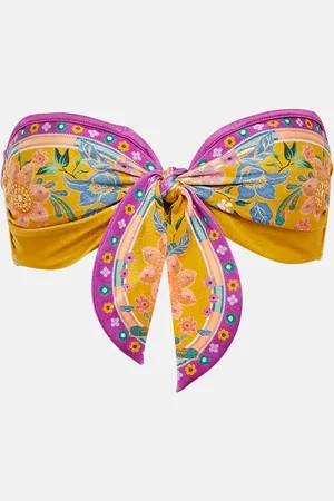 ZIMMERMANN Ginger Scarf printed bikini top