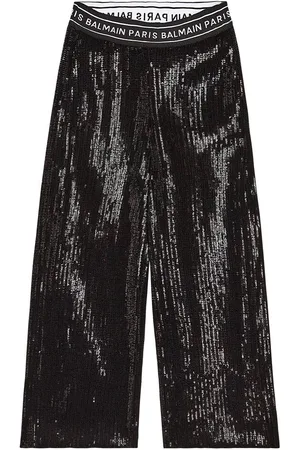 Balmain Sequined wide-leg pants