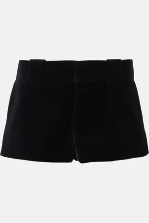 Chloé Cotton velvet shorts