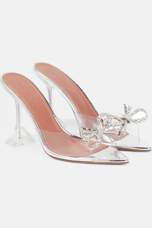 Amina Muaddi Rosie crystal-embellished PVC sandals