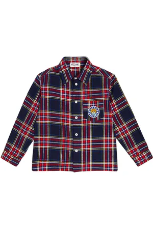Moschino Teddy Bear checked cotton shirt