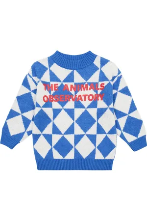 The Animals Observatory Arty Bull intarsia sweater