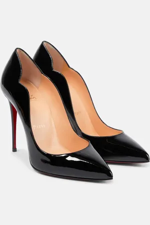 Christian Louboutin Hot Chick 100 patent leather pumps