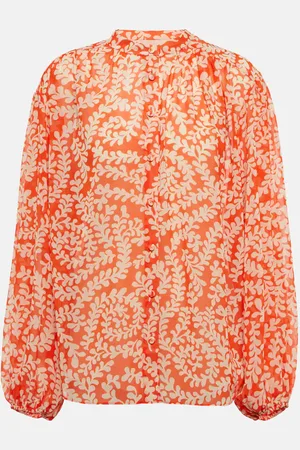 Diane von Furstenberg Bristol printed top