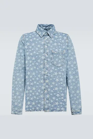 ERL Jacquard denim overshirt