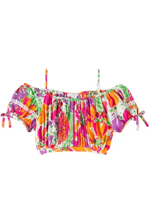 POUPETTE ST BARTH Bonny gathered top