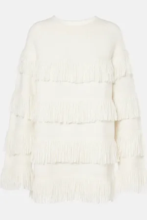 Lisa Yang Agneta fringed cashmere-blend sweater
