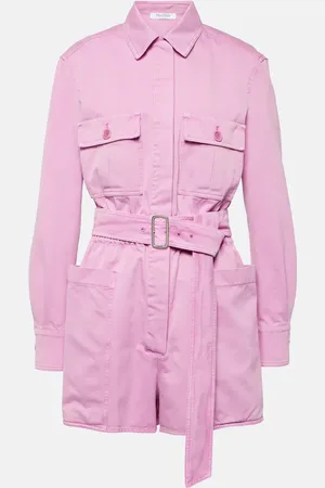 Max Mara Visiera cotton drill playsuit